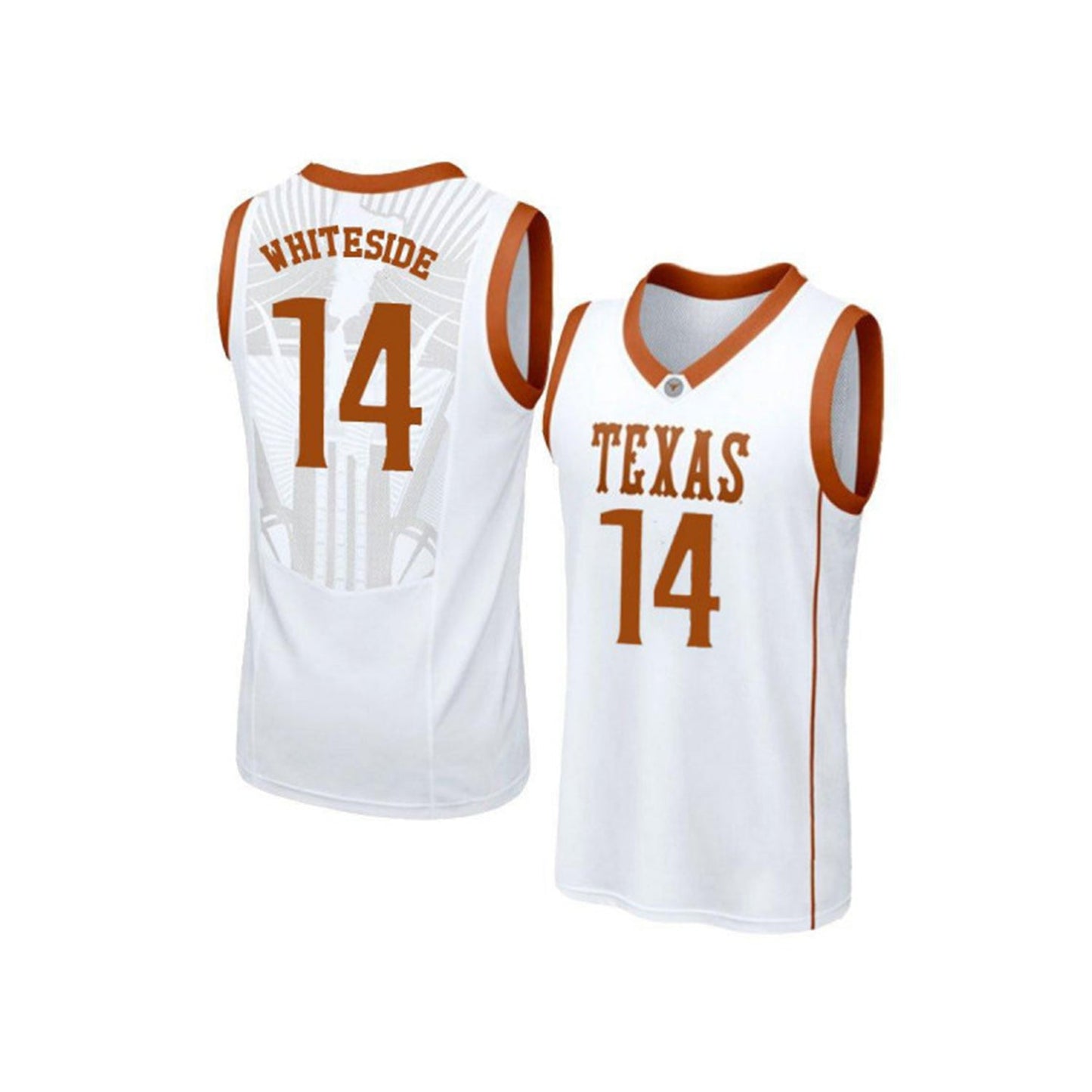NCAAB Drayton Whiteside Texas Longhorns 14 Jersey