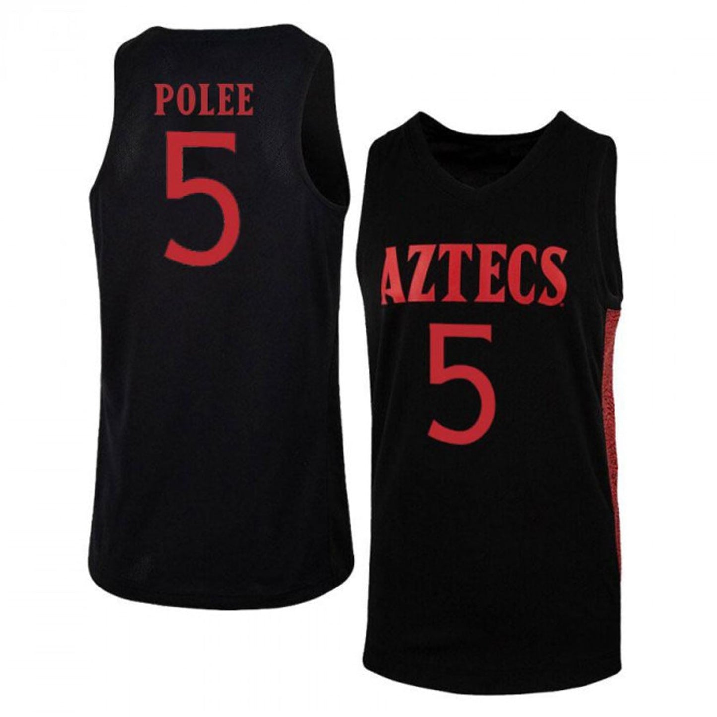 NCAAB Dwayne Polee San Diego State Aztecs 5 Jersey
