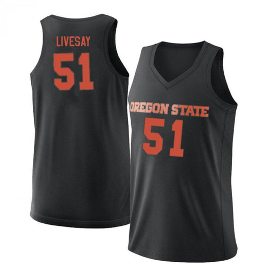 NCAAB Dylan Livesay Oregon State Beavers 51 Jersey