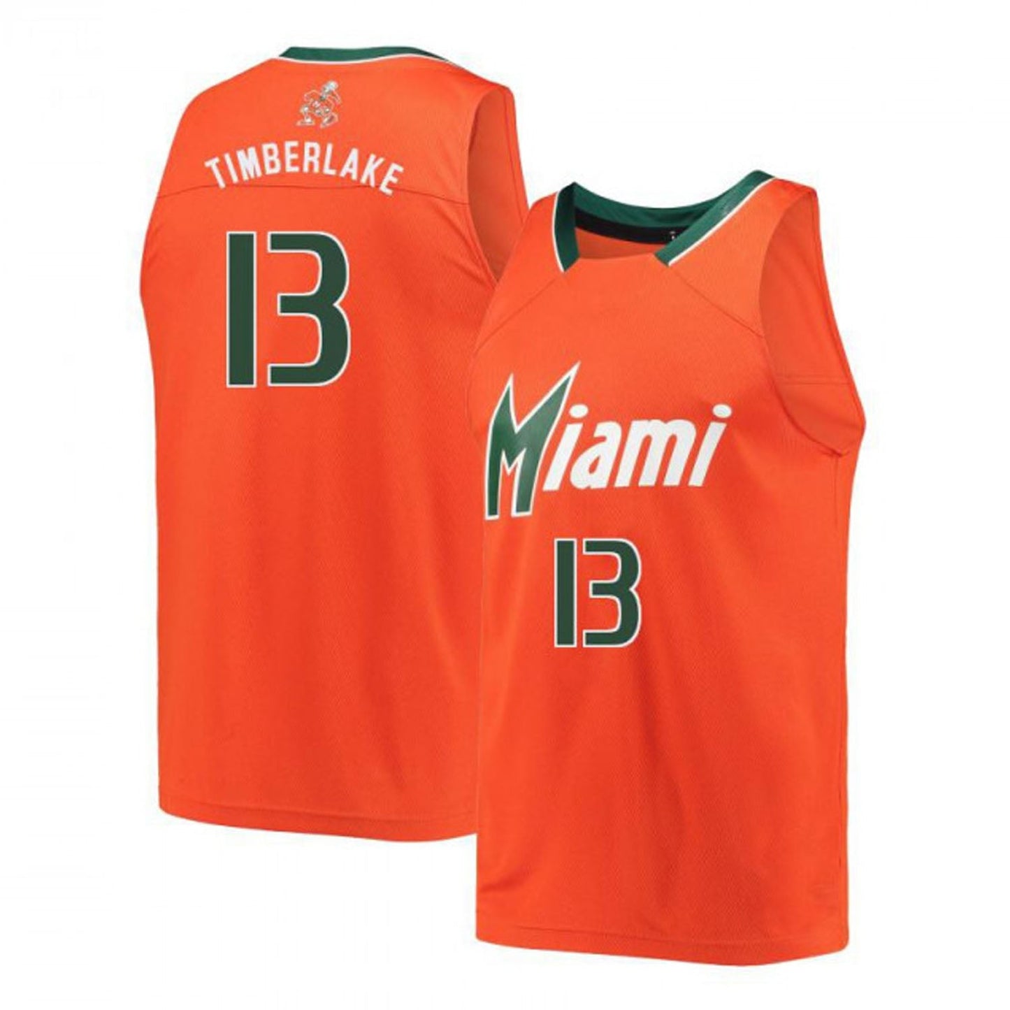 NCAAB Earl Timberlake Miami Hurricanes 13 Jersey