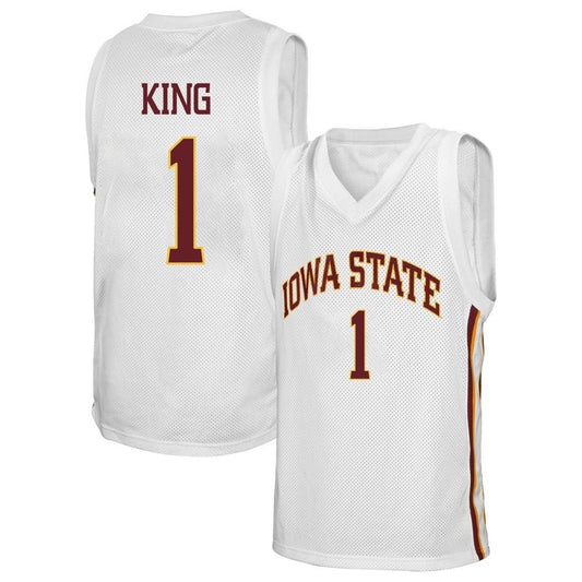 NCAAB Eli King Iowa State Cyclones 1 Jersey