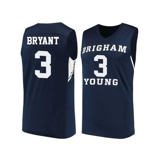 NCAAB Elijah Bryant BYU Cougars 3 Jersey