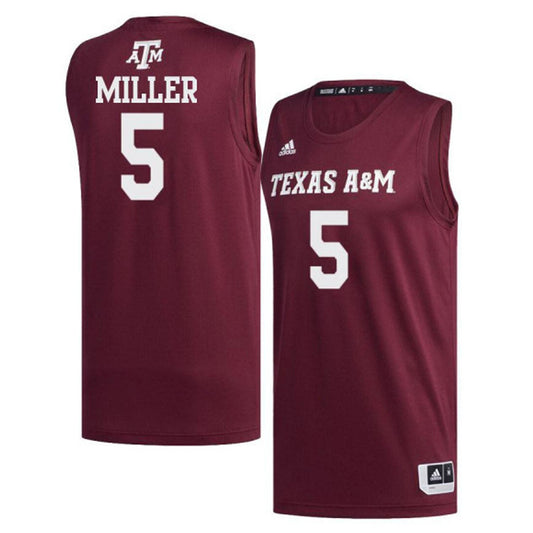 NCAAB Emanuel Miller Texas A&M 5 Jersey