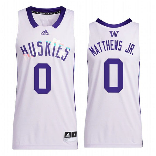 NCAAB Emmitt Matthews Washington Huskies Jr 0 Jersey