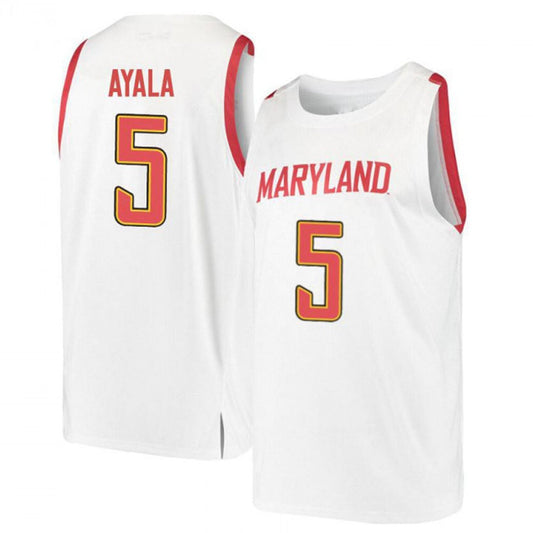 NCAAB Eric Ayala Maryland Terrapins 5 Jersey