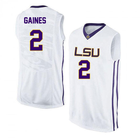 NCAAB Eric Gaines LSU Tigers 2 Jersey