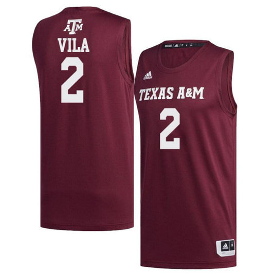 NCAAB Eric Vila Texas A&M 2 Jersey