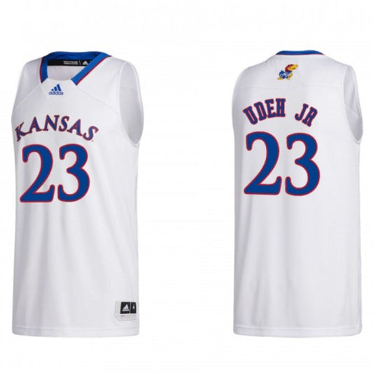 NCAAB Ernest Udeh Jr Kansas Jayhawks 23 Jersey