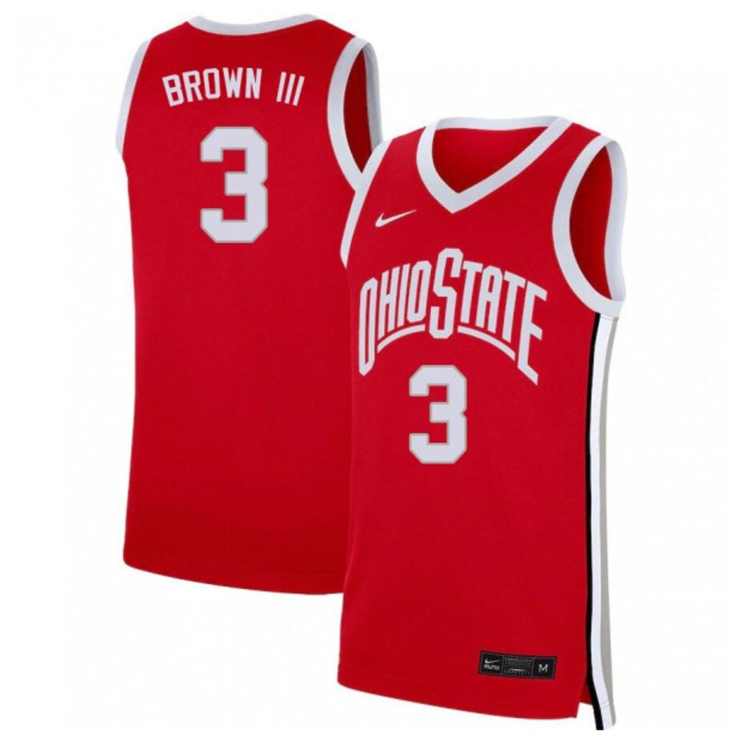 NCAAB Eugene Brown III Ohio State Buckeyes 3 Jersey