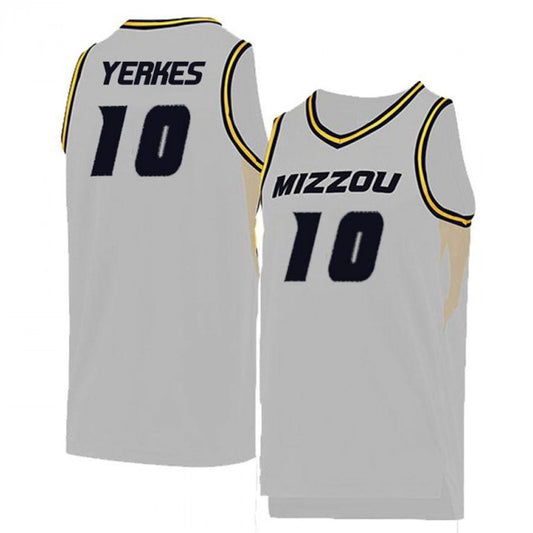 NCAAB Evan Yerkes Missouri Tigers 10 Jersey