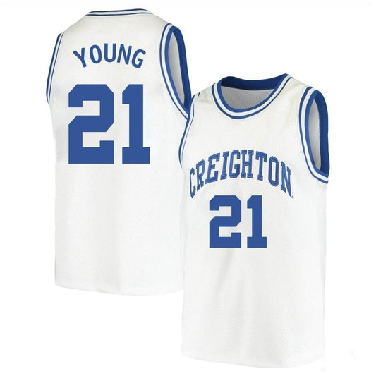 NCAAB Evan Young Creighton Bluejays 21 Jersey