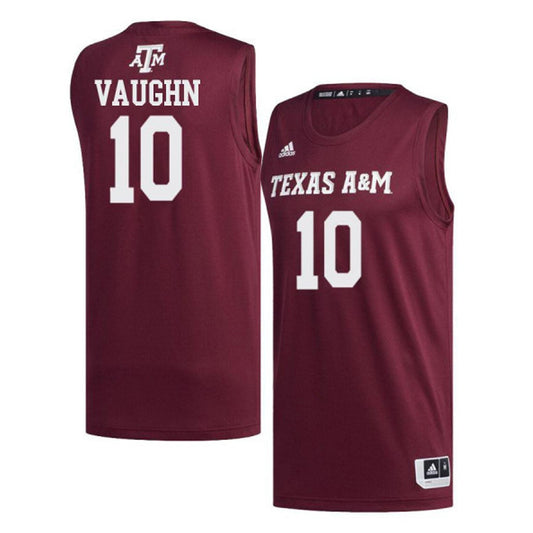 NCAAB Everett Vaughn Texas A&M 10 Jersey