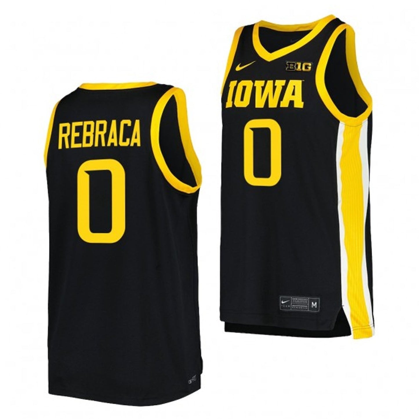 NCAAB Filip Rebraca Iowa Hawkeyes 0 Jersey