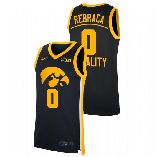 NCAAB Filip Rebraca Iowa Hawkeyes 0 Jersey