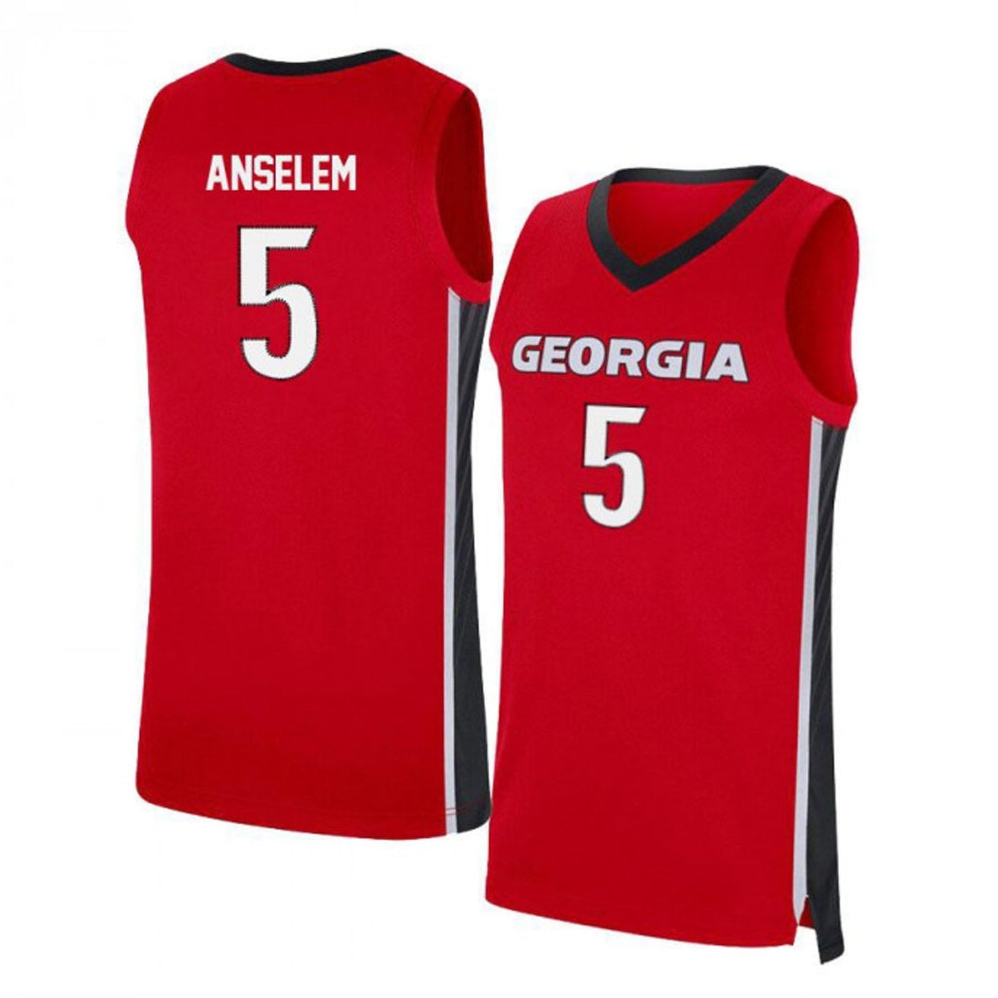NCAAB Frank Anselem Georgia Bulldogs 5 Jersey