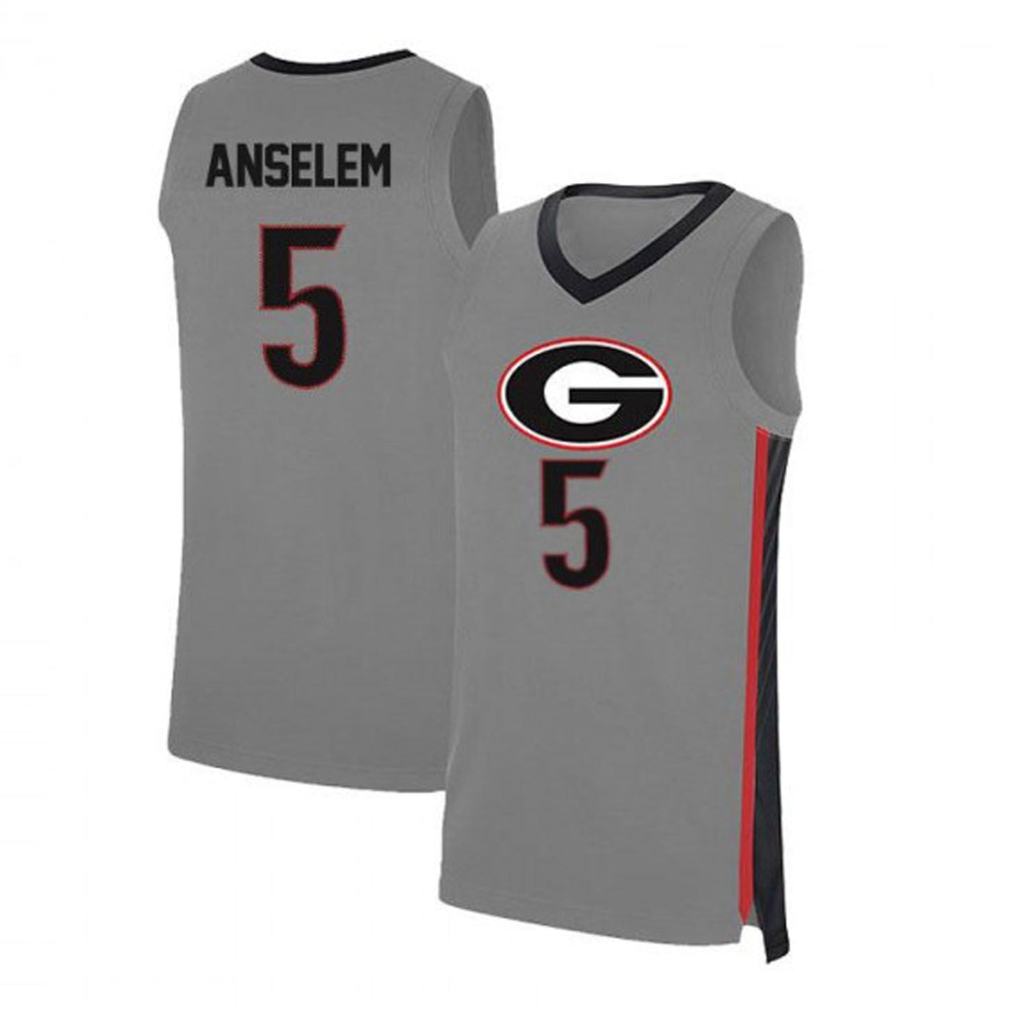 NCAAB Frank Anselem Georgia Bulldogs 5 Jersey