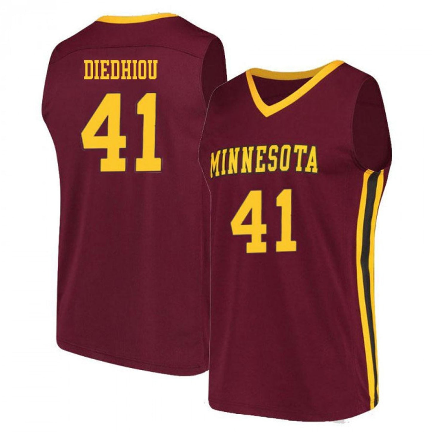 NCAAB Gaston Diedhiou Minnesota Golden Gophers 41 Jersey