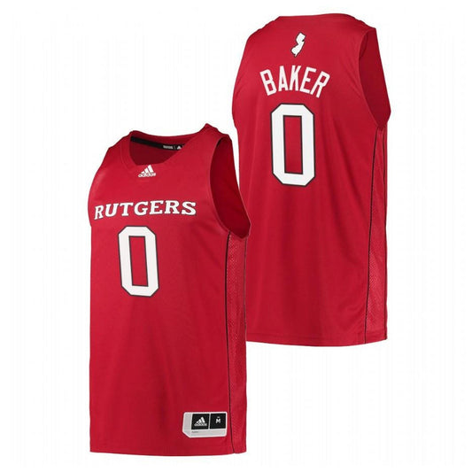 NCAAB Geo Baker Rutgers Scarlet Knights 0 Jersey