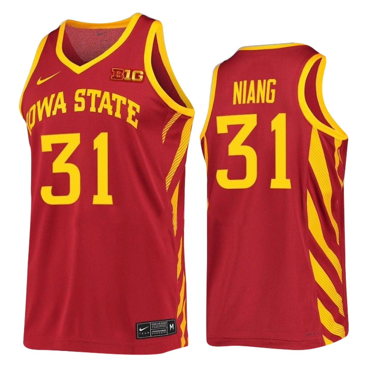 NCAAB Georges Niang Iowa State Cyclones Cardinal 31 Jersey