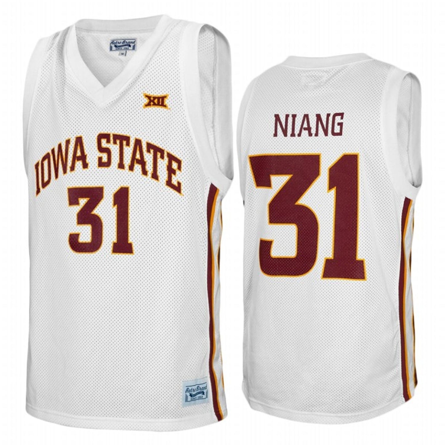 NCAAB Georges Niang Iowa State Cyclones Cardinal 31 Jersey