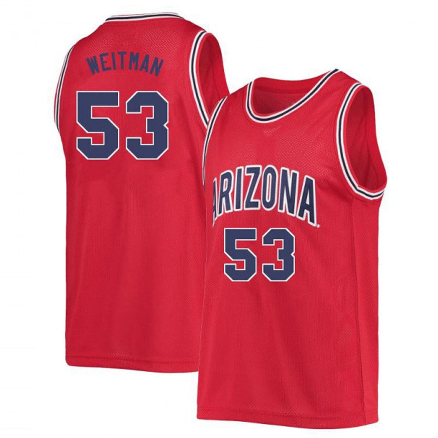 NCAAB Grant Weitman Arizona Wildcats 53 Jersey