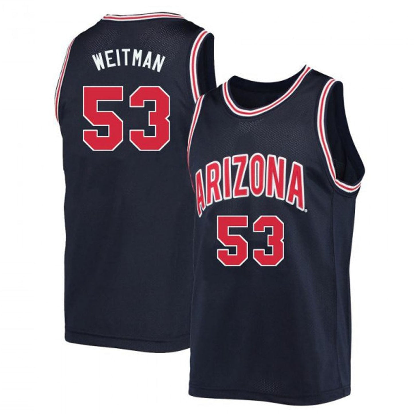 NCAAB Grant Weitman Arizona Wildcats 53 Jersey