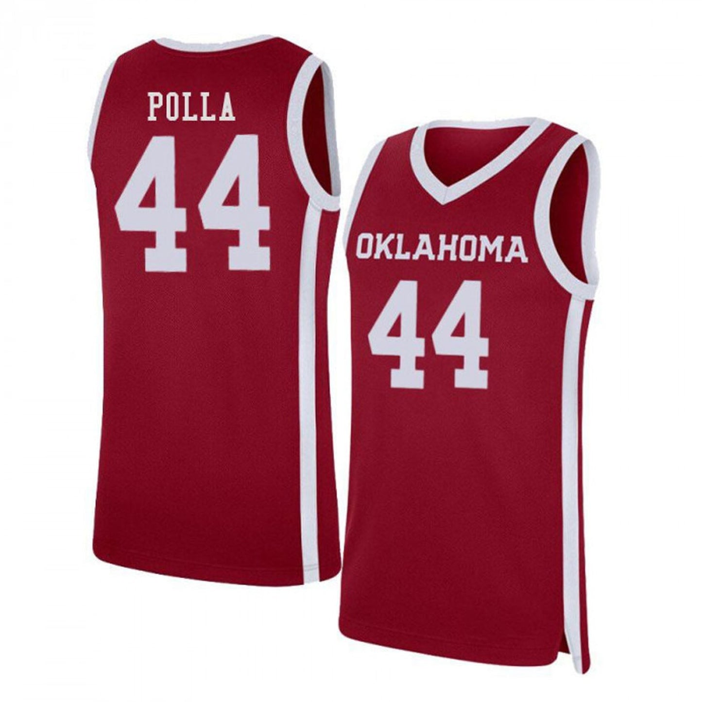 NCAAB Hannes Polla Oklahoma Sooners 44 Jersey