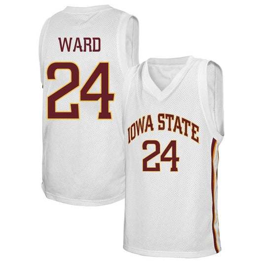 NCAAB Hason Ward Iowa State Cyclones 24 Jersey