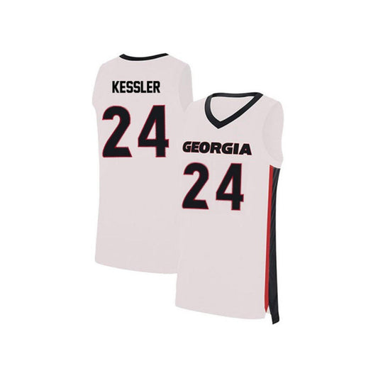 NCAAB Houston Kessler Georgia Bulldogs 24 Jersey