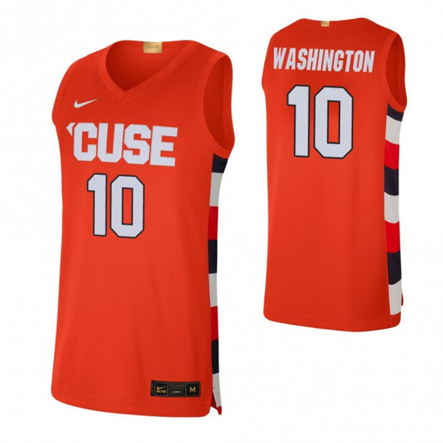 NCAAB Howard Washington Syracuse Orange 10 Jersey