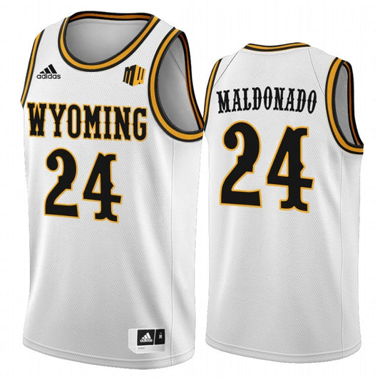 NCAAB Hunter Maldonado Wyoming Cowboys 24 Jersey