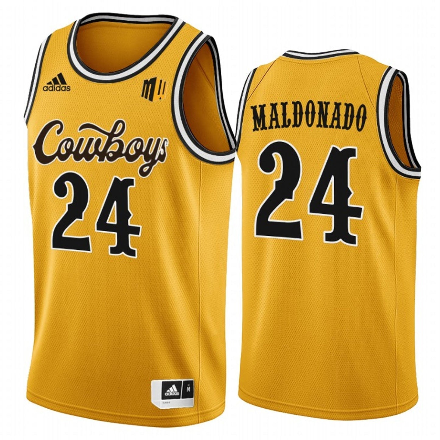 NCAAB Hunter Maldonado Wyoming Cowboys 24 Jersey