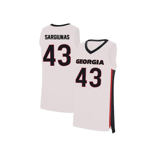 NCAAB Ignas Sargiunas Georgia Bulldogs 43 Jersey