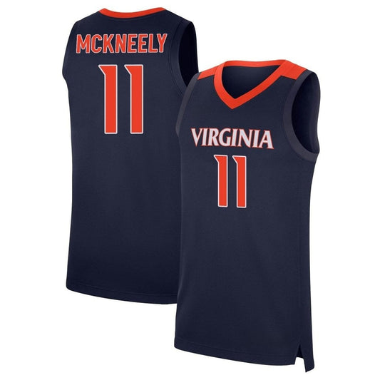 NCAAB Isaac McKneely Virginia Cavaliers 11 Jersey