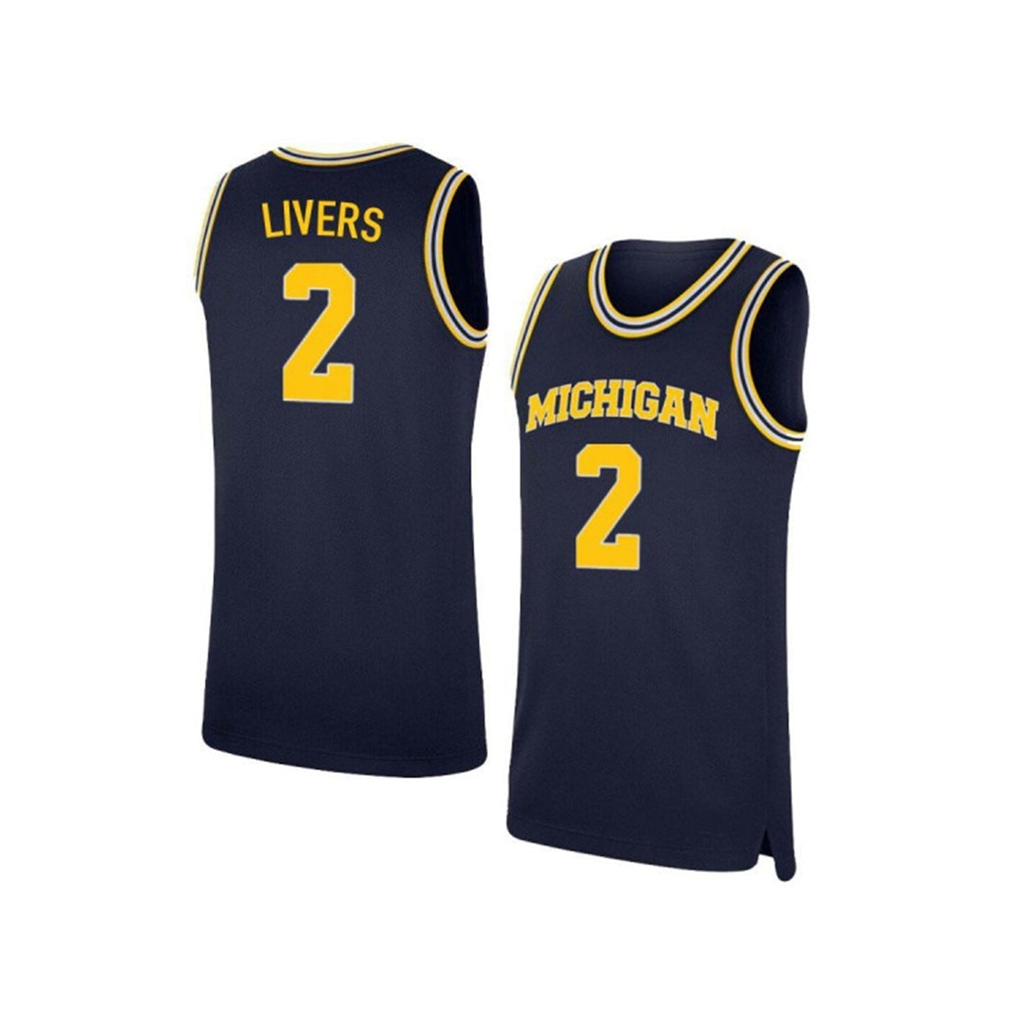 NCAAB Isaiah Livers Michigan Wolverines 2 Jersey