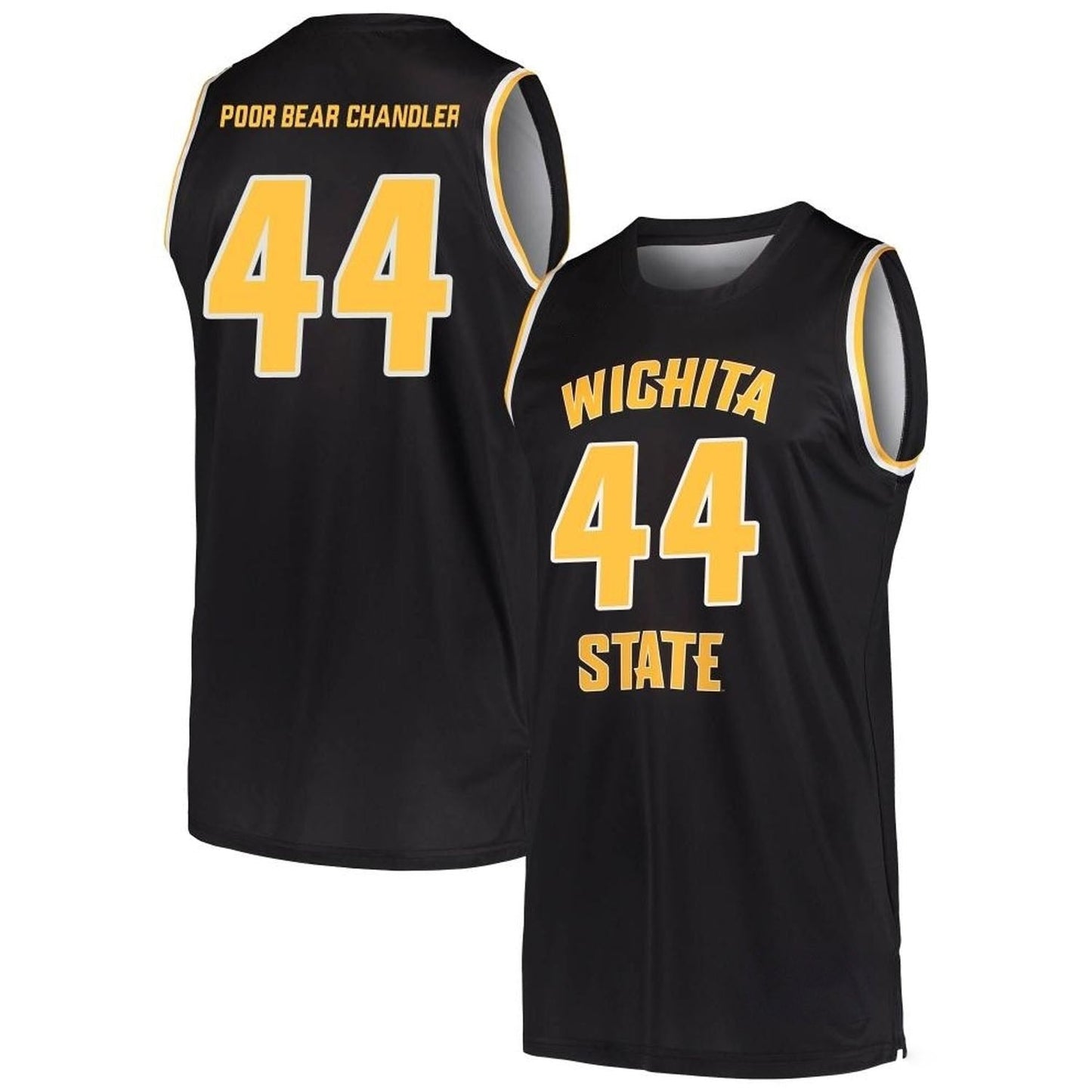 NCAAB Isaiah Poor Bear-Chandler Wichita State Shockers 44 Jersey