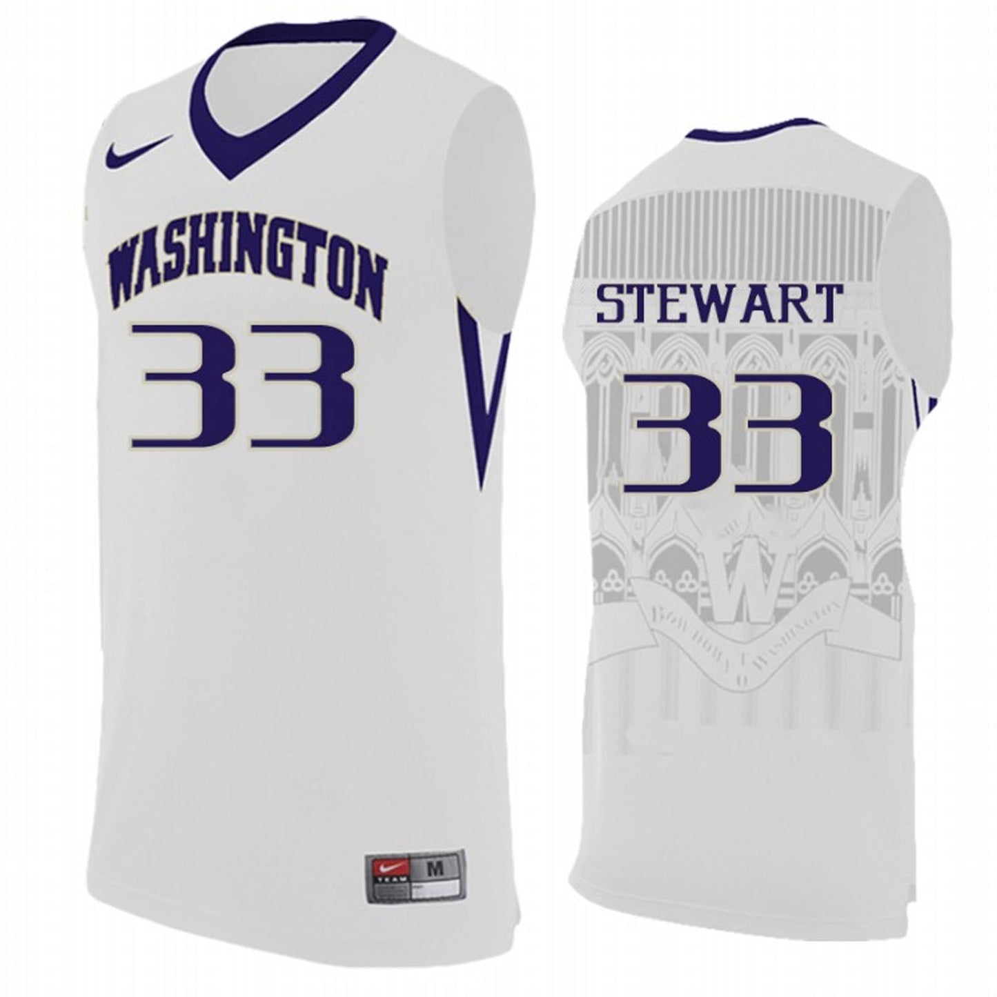 NCAAB Isaiah Stewart Washington Huskies 33 Jersey