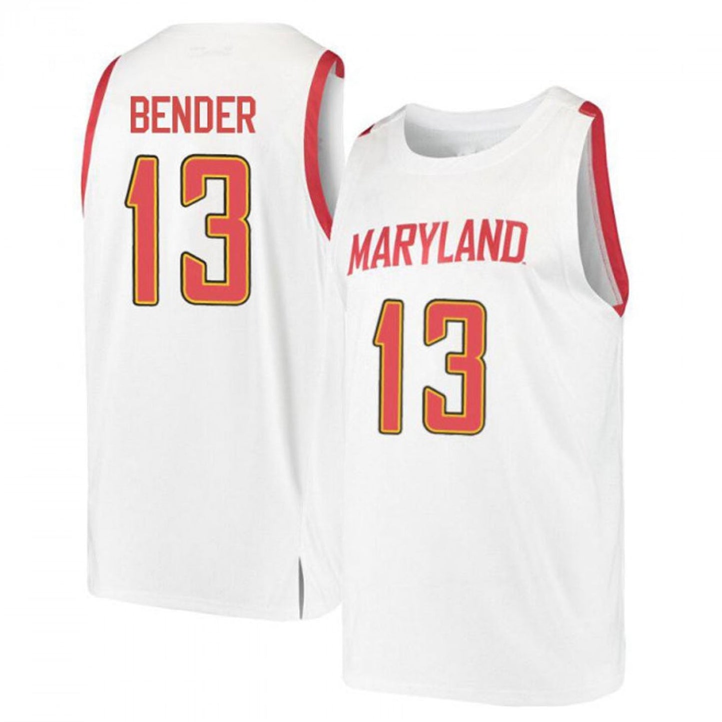 NCAAB Ivan Bender Maryland Terrapins 13 Jersey