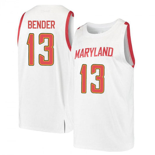 NCAAB Ivan Bender Maryland Terrapins 13 Jersey