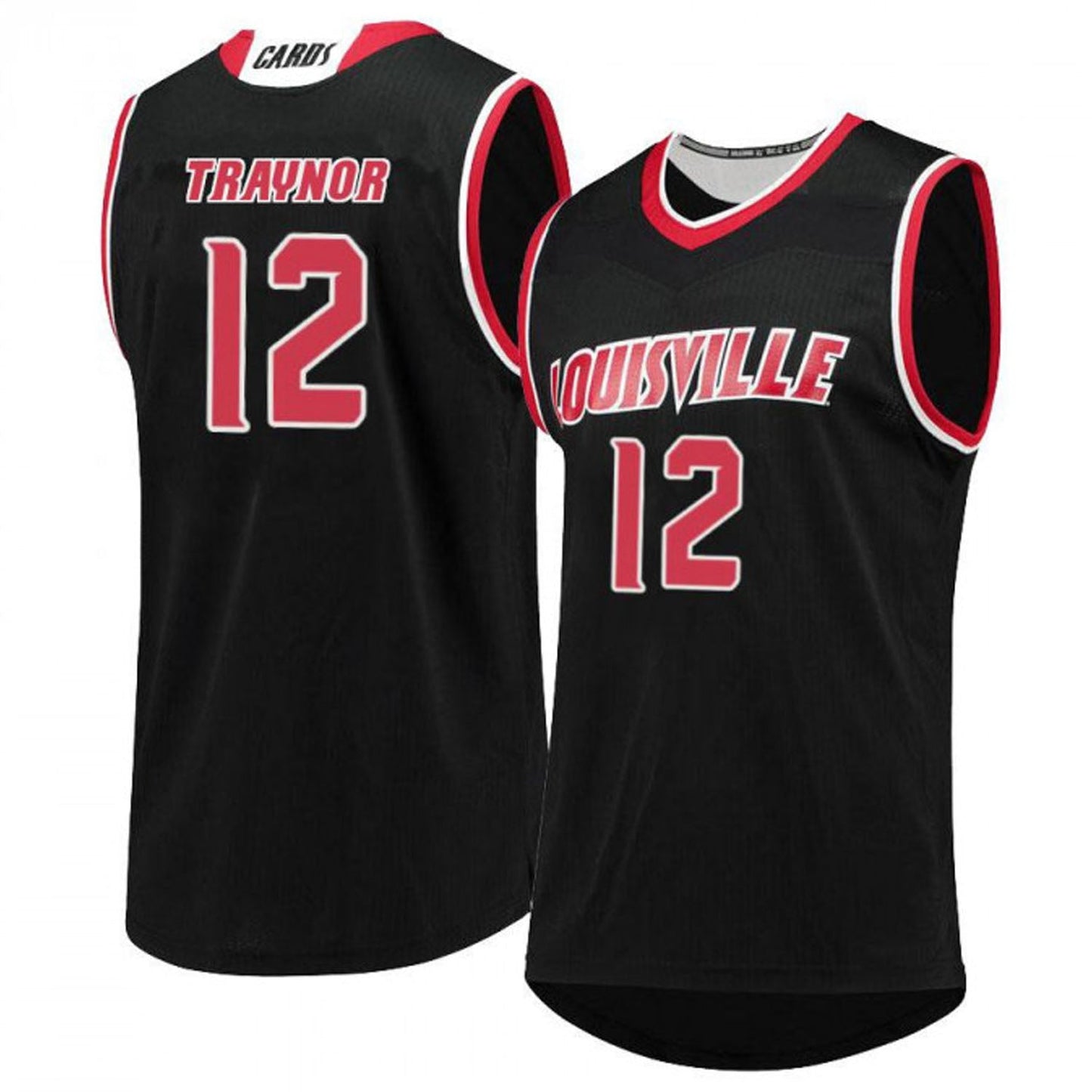 NCAAB JJ Traynor Louisville Cardinals 12 Jersey