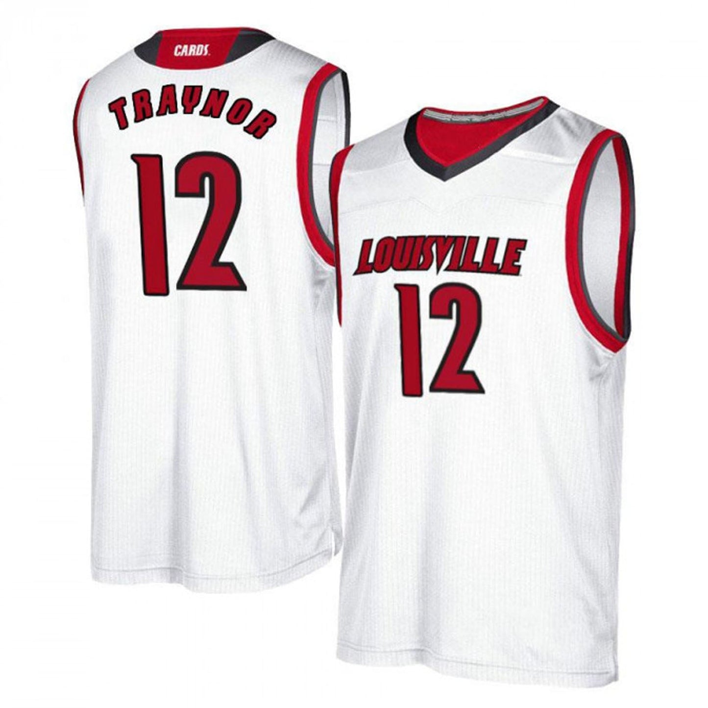 NCAAB JJ Traynor Louisville Cardinals 12 Jersey