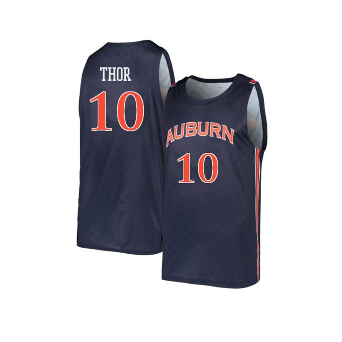 NCAAB JT Thor Auburn Tigers 10 Jersey