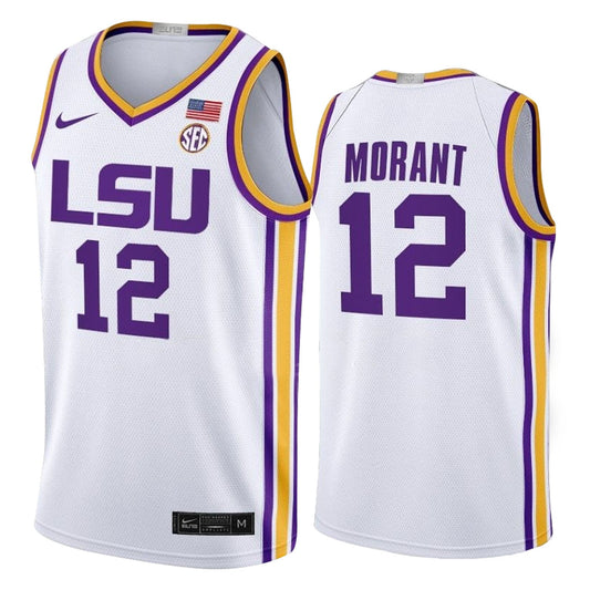 NCAAB Ja Morant LSU Tigers 12 Jersey