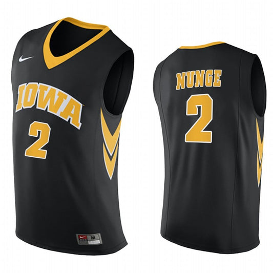 NCAAB Jack Nunge Iowa Hawkeyes 2 Jersey