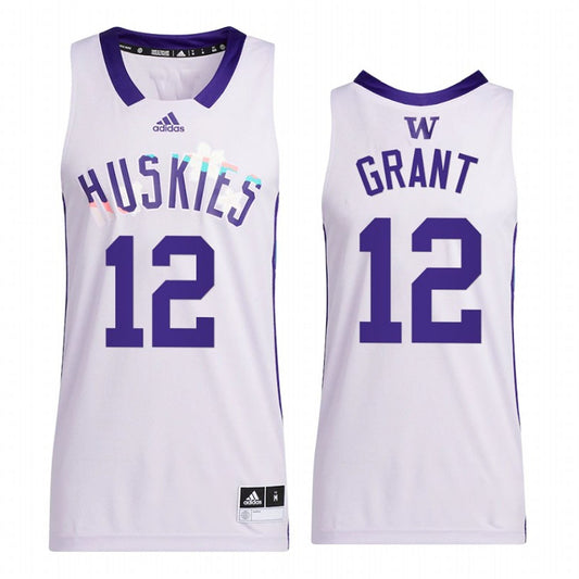 NCAAB Jackson Grant Washington Huskies 12 Jersey