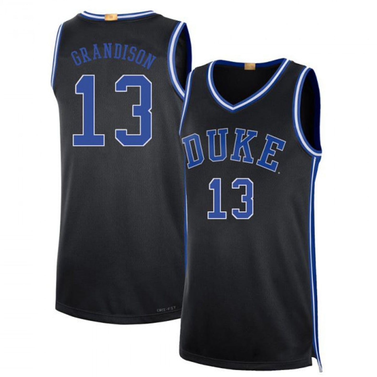 NCAAB Jacob Grandison Duke Blue Devils 13 Jersey