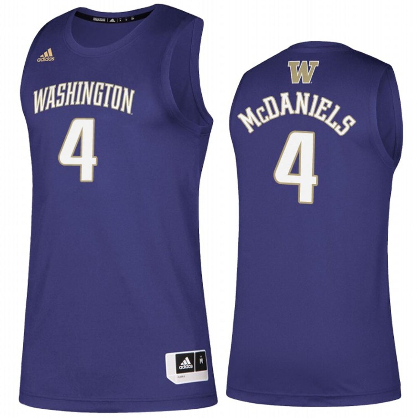 NCAAB Jaden McDaniels Washington Huskies 4 Jersey