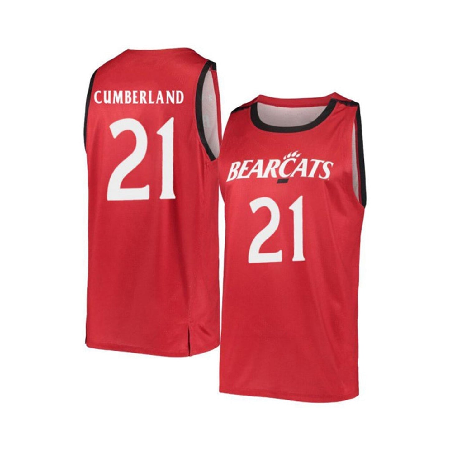 NCAAB Jaevin Cumberland Cincinnati Bearcats 21 Jersey