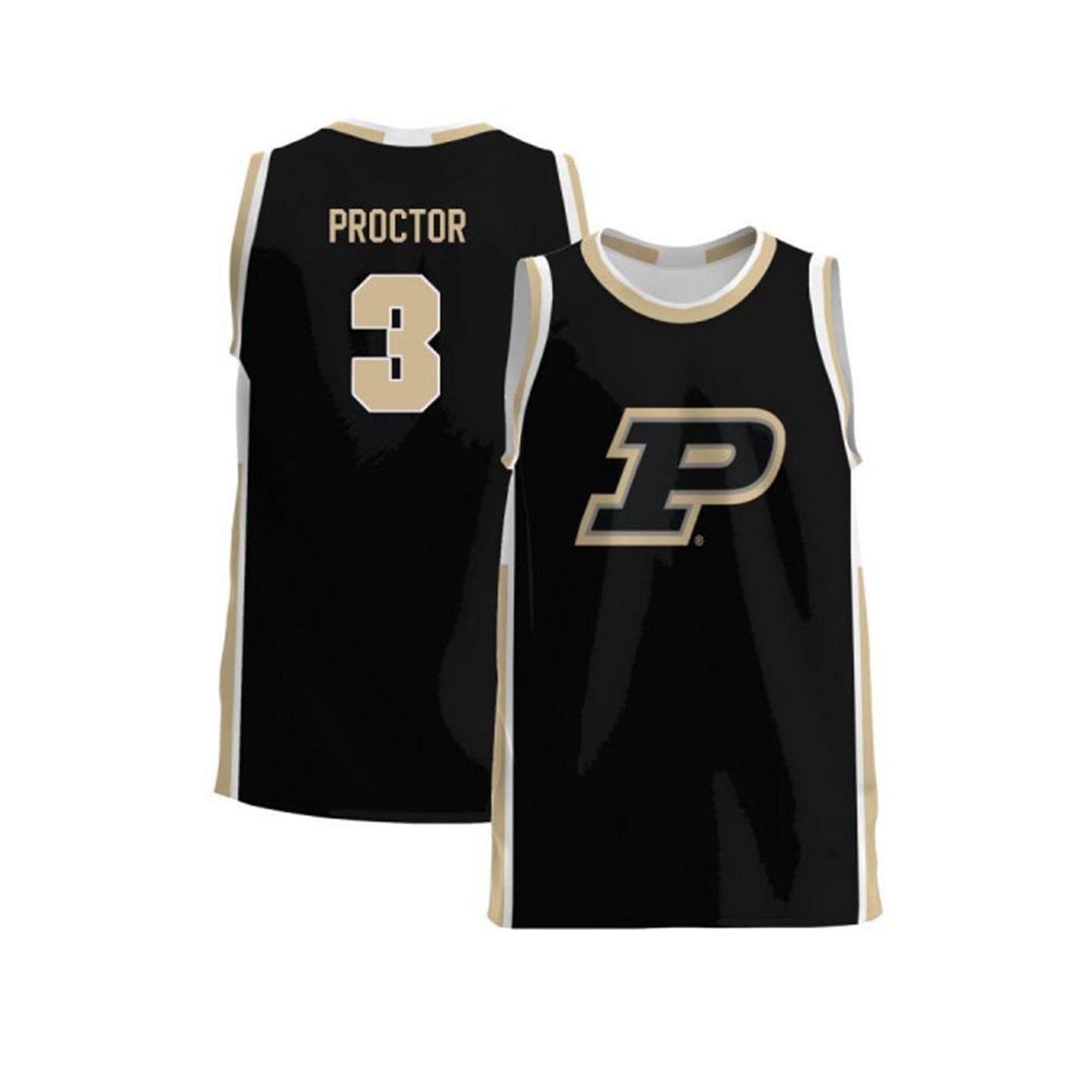 NCAAB Jahaad Proctor Purdue Boilermakers 3 Jersey