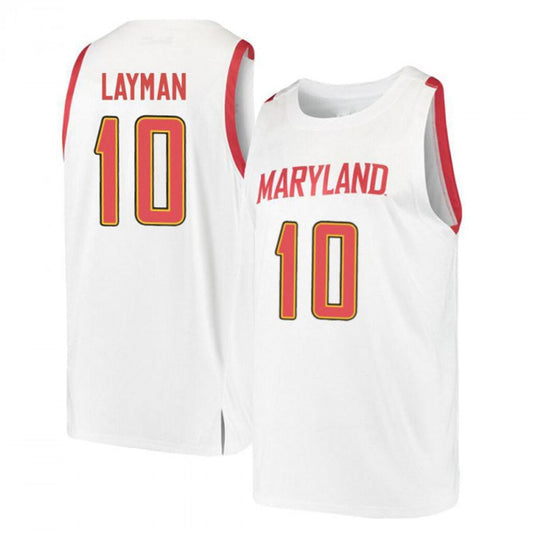 NCAAB Jake Layman Maryland Terrapins 10 Jersey